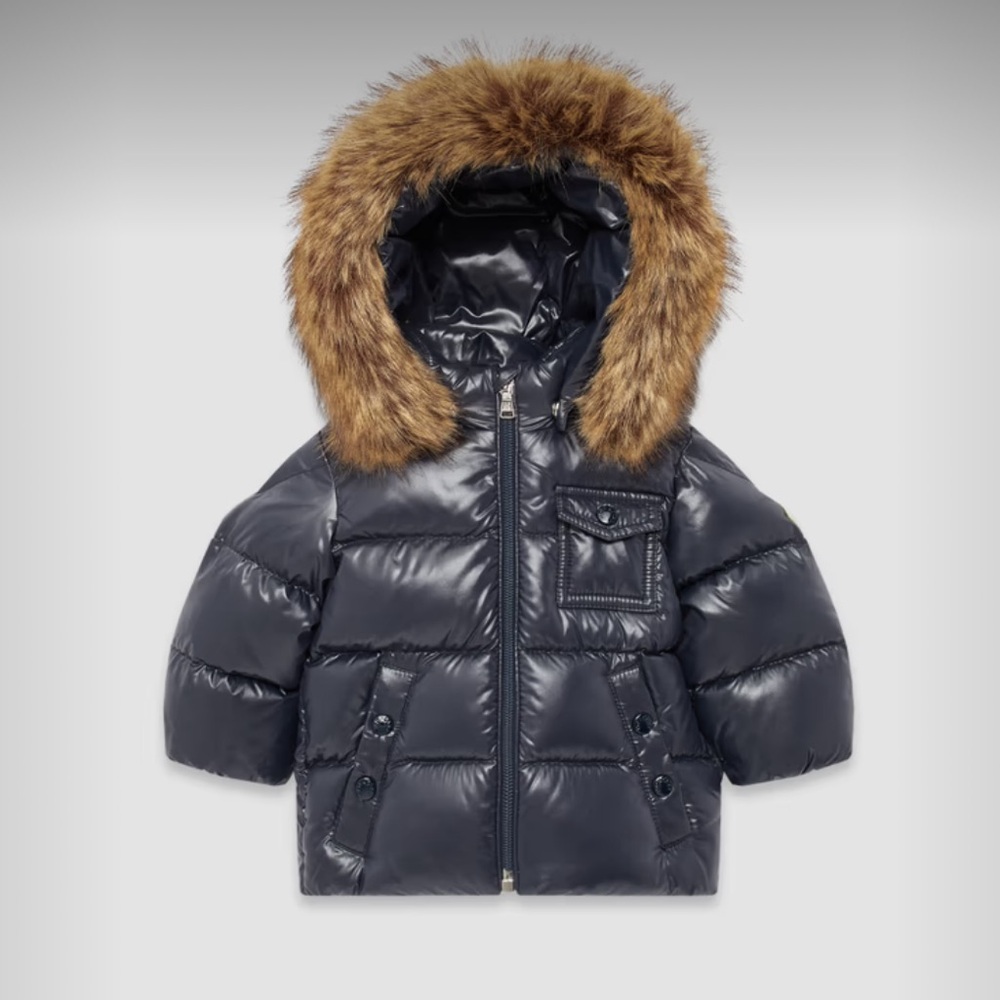 Moncler Enfant - Female K2 hooded down  Night Blue sz 12-18 months